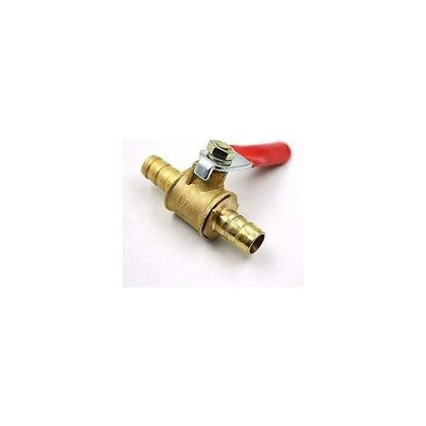 8-mm-Messing-Kugelhahn, Absperrventil mit Schlauchanschluss, Verbindungsadapter für Wasser, Gas, Öl – KZQ