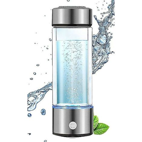 Bouteille d'eau de générateur d'hydrogène, véritable bouteille de machine de fabricant d'ioniseur de générateur d'eau riche en hydrogène moléculaire avec technologie de chambre Spe (1/3)