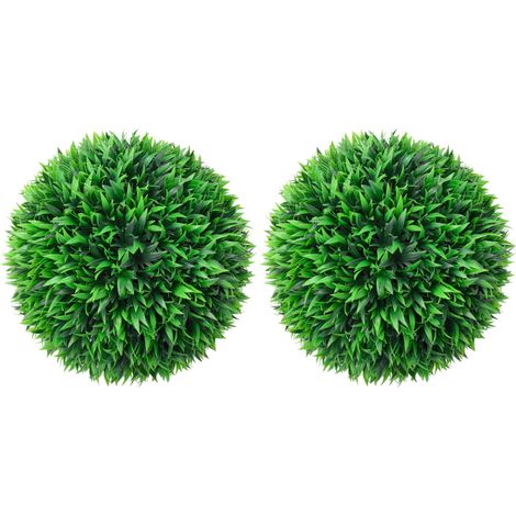 Boules de buis artificielles 2 pcs 47 cm