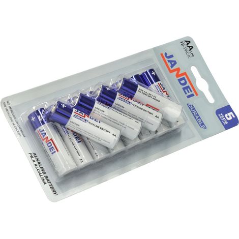 Pilas Alcalinas AA de 1,5 voltios Alta rendimiento (pack de 12 unidades )