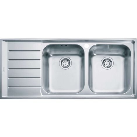 Franke Neptun - Fregadero acero inoxidable NEX 621/7, 116x51 cm 101.0120.274 (1/3)