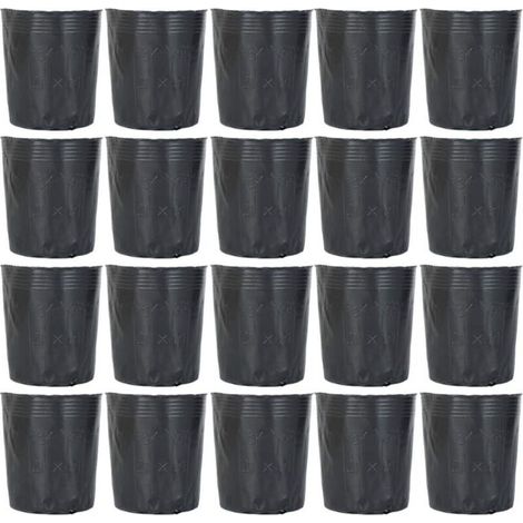 100Pcs Pots de Pépinière en Plastique Pot de Départ Dégradable Jardin Fleur Nutrition Pot Outil de Jardin pour Plantes Succulentes Boutures Semis cinq tailles (1/5)