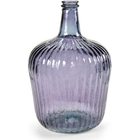 BOTTIGLIA DECORATIVA IN VETRO DA 10 LT IN COLORE PRUGNA (1/5)