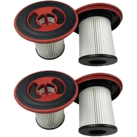 Lot de 4 filtres HEPA pour aspirateurs Bosch série Unlimited 7 (accessoires pour Bosch S7) – Cartouche filtrante (1/5)