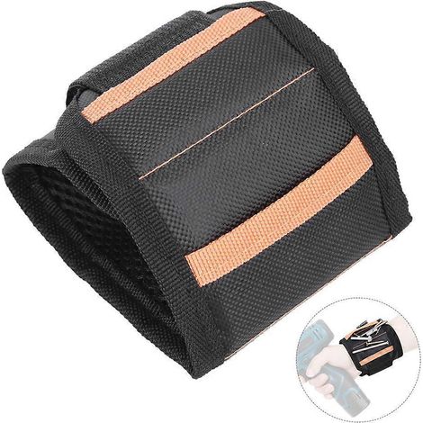 Bracelet magnétique portable d'extérieur à 5 rangées avec poche de rangement (2024)