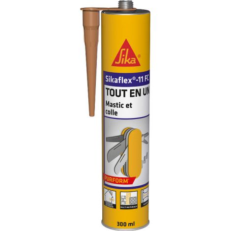 Mastic colle multi-usages SIKA Sikaflex 11 FC Purform - Beige - 300 ml