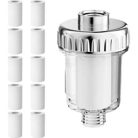 Purificateurs d'eau de pommeau de douche à haute efficacité utilisant un filtre en coton PP pour une eau de bain propre dans les ménages Filtre de douche à faible entretien