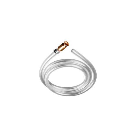 Tuyau de Transfert de Carburant 1/2 Pouce Raccord en Cuivre 1.8Mètres, Tuyau Manuel Auto-amorçant en Pvc Résistant pour Siphon Essence, Diesel, Eau – Outil Polyvalent pour Vidange
