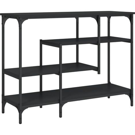Konsolentisch mit Ablagen Schwarz 100x35x75 cm vidaXL (1/3)