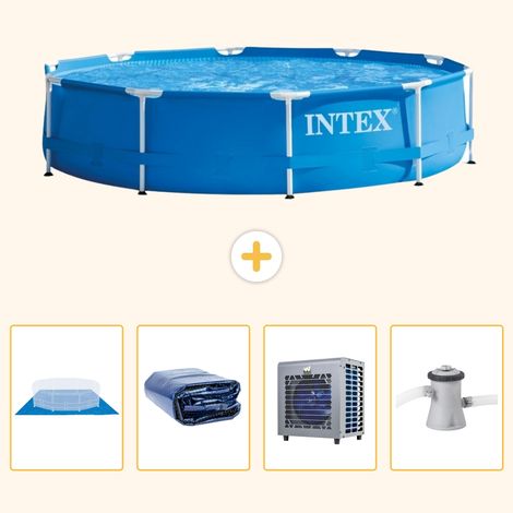 Intex Piscine Tubulaire Ronde - 305x76 cm - 5-pièces  S124 (1/5)