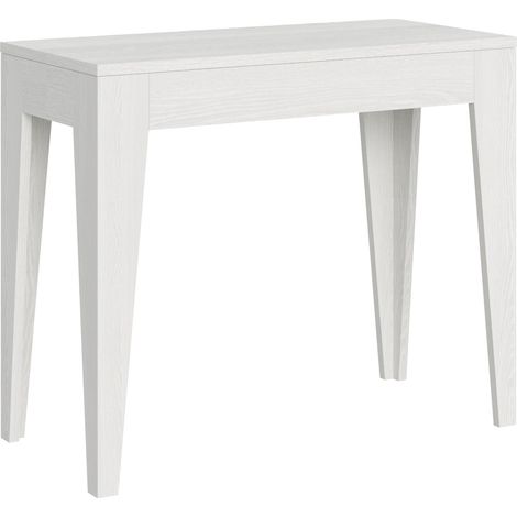 Consolle allungabile - ISOTTA - Colore: Bianco Frassino - Dimensioni: 90x42/302 (1/5)