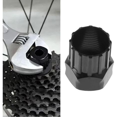 Bike Flywheel Reopvals Tool, carbone Steel 12 dents Rotary Flywheel Installation Repair Tool, pour démêler la cassette et le volant rotatif (1/5)