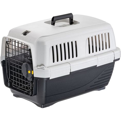Ferplast CLIPPER  Cage de transport pour chats et petits chiens. Variante 1 - Misure: 50 x 33 x h 32 cm -