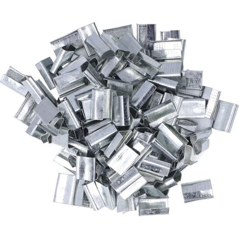 Joints ouverts d'emballage en acier galvanisés par boucle de cerclage en métal pour la courroie en plastique d'ANIMAL FAMILIER de 16mm (1/4)