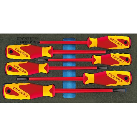 Gedore VDE-Schraubendreher in Check-Tool-Modul (1/5)