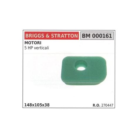 Luftfilter BRIGGS&STRATTON Rasenmäher mower 5HP VERTICAL
