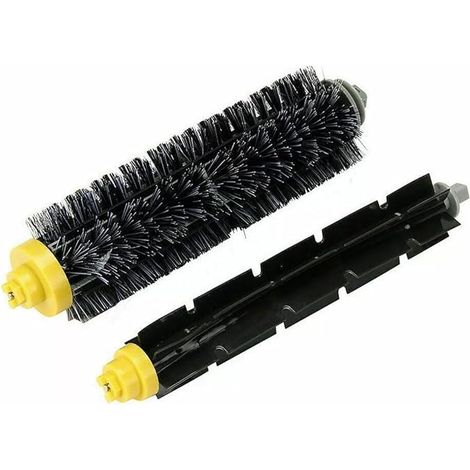 Rouleaux de brosses de remplacement pour aspirateur robot iRobot Roomba série 600 (modèles 694, 676, 675, 692, 695, 677, 671, 690, 680, 660, 650, 620, 614, 610, 600)
