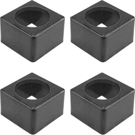 Manchon coulissant en métal pour équipement de fitness, glissières creuses, tube carré, accessoires d'équipement de fitness, diamètre variable, bouchon coulissant d'isolation (1/4)