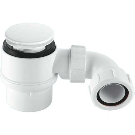 McAlpine STW2M-95 50mm Water Seal Shower Trap with Universal Outlet (1/4)