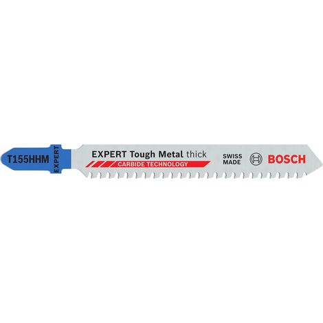 Bosch special EXPERT Tough Metal thick T155HHM Jigsaw Blade 3 pcs 2608902482