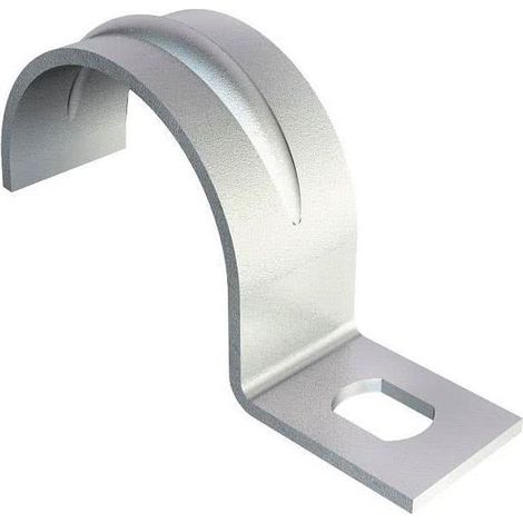 OBO Bettermann Collare di fissaggio a un orecchio 19mm acciaio zincato elettroliticamente, 1003194
