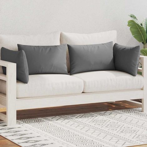 Maison Exclusive - Cojines para exteriores 60x40 cm gris 4 unidad (1/5)