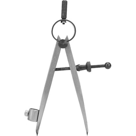 Compas à ailettes, guide de ligne, compas de dessin, outil de bricolage, compas de dessin (100 mm) (1/5)