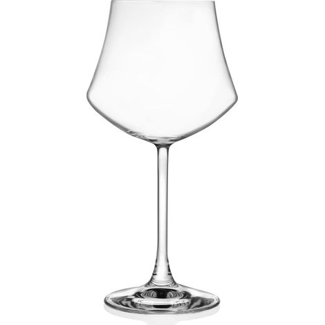 RCR Cristalleria Italiana Ego - E50 - Set da 6 Calici Vino in Vetro
