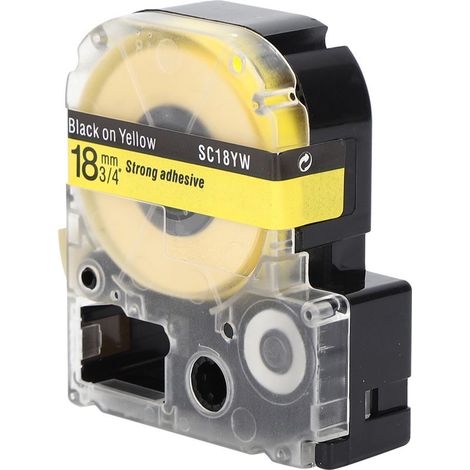 Ruban Étiqueteuse 18mm PET Accessoires Compatible King Jim SR230C Epson LW Série (1/5)