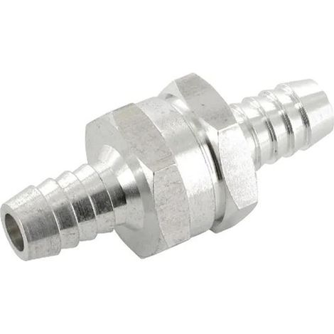 Valvola di non ritorno da 10 mm di diametro per carburante, benzina, olio, acqua - Lunghezza: 51 mm