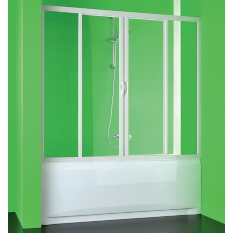 Sopravasca Lineare 150x150 cm 2 Ante Scorrevoli in PVC H150 cm Dorini Bianco (1/5)