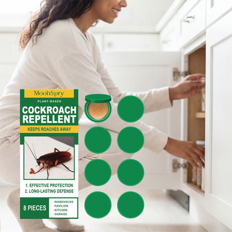 Appât anti-cafards, idéal pour la maison, les dortoirs, les coins de la cuisine et diverses situations du quotidien - 8 PIÈCES -- AUTLEAD (1/5)