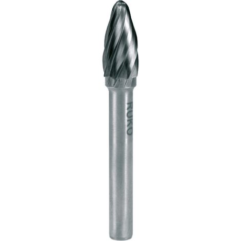 Fraises limes carbure pour l'aluminium forme F ogive bout rond (1/5)