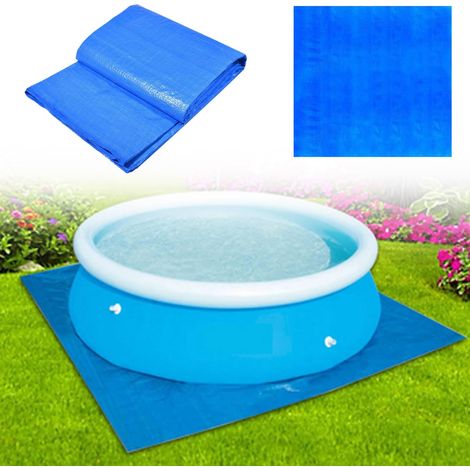 Tapis de Protection rectangulaire pour Piscine Hors Sol de 5 m Imperméable à la poussière pour éviter Les crevaisons (1/5)