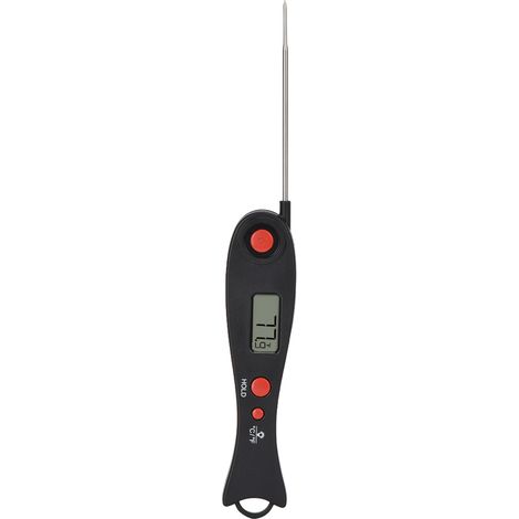 Thermomètre de barbecue à charbon de bois avec jauge de température (noir et rouge) (1/5)