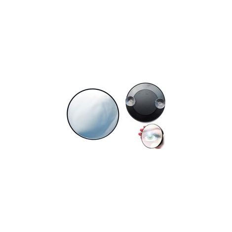 Miroir rond grossissant x20 de 12,5 cm avec 3 ventouses, petit miroir de salle de bain pour le maquillage, l'épilation à la pince à épiler, l'élimination des points noirs et des imperfections (5 pouce (1/4)