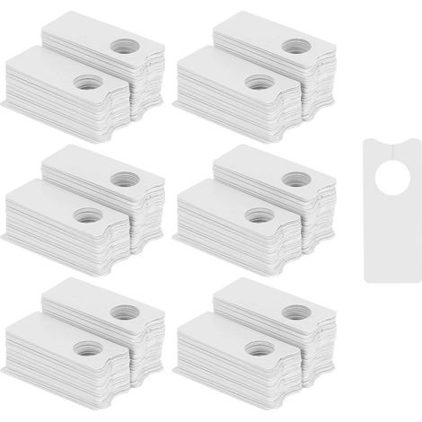 Lotto di 600 etichette per piante – in PVC bianco – per distinguere le piante – da giardino