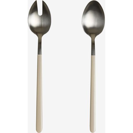 Set de 2 cubiertos para ensalada en acero inoxidable Cressida SKLUM (1/5)