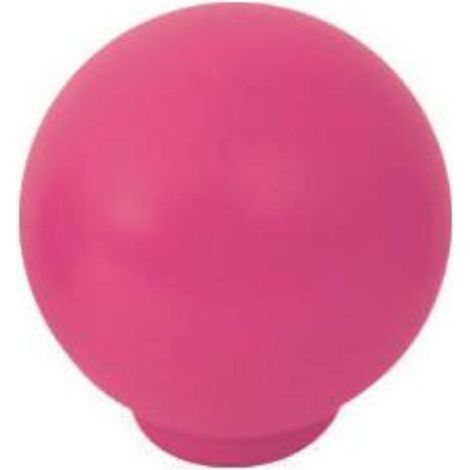 NESU bola abs 29mm. magenta 626mgx , Bola tirador para muebles,cajoneras,cómodas,etc. - Fabricado en plástico ABS. - Diámetro 29mm. - Acabado mate. - Incluye tornillo pasante. (1/3)