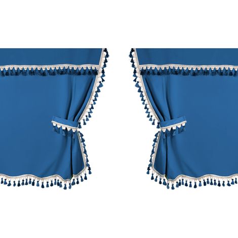 Oscura, tende centrali per camion, cabina standard - Blu (1/4)