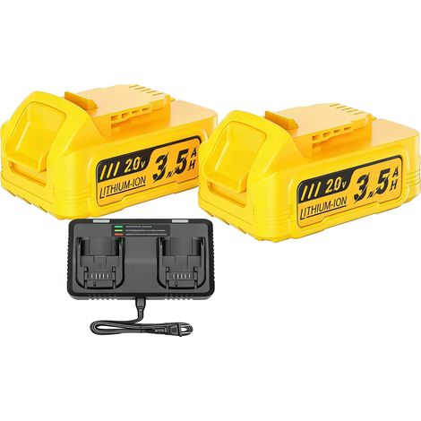 Ersatzakku, 3500 mAh Kapazität, universell kompatibel, 2BAT-6A Ladegerät (1/2)