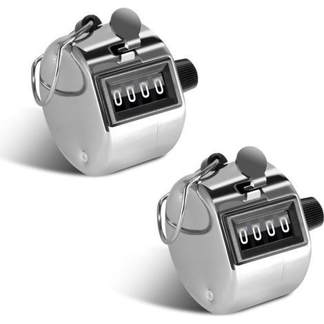 Compteur Manuel à 4 Chiffres pour Comptage de Personnes, Golf, Entraînement Sportif et Éducation – Lot de 2 (1/5)