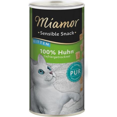 MIAMOR SENSIBLE SNACK Katzenleckerli mit Huhn, 30 g