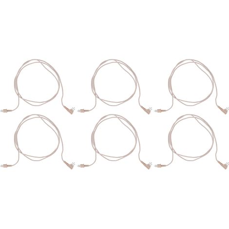 Lot de 10 câbles récepteurs pour appareils auditifs à 3 broches, portables, en PVC résistant à l'usure, de remplacement pour appareils auditifs. (1/5)