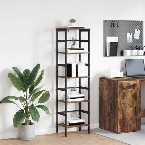 Bücherregal Geräucherte Eiche 40 x 29,5 x 149 cm Holzwerkstoff
