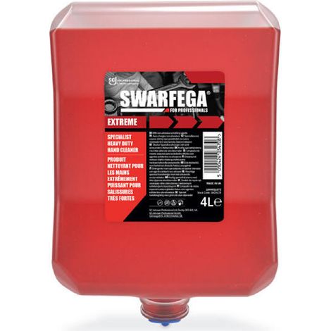 Nettoyant main d'atelier puissant Swarfega extrême pour huile, graisse, goudron, bitum -cartouche 4L