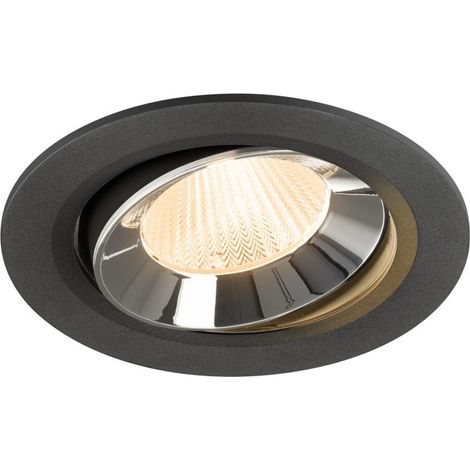 Spot encastré Numinos Move L noir/chrome 2700K - 40 deg - 1009815 (1/3)