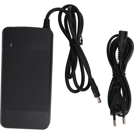SJLERST Chargeur de batterie 42V 3A Adaptateur secteur Chargeur de batterie au lithium pour scooter électrique Prise 100‑240VEU (1/5)