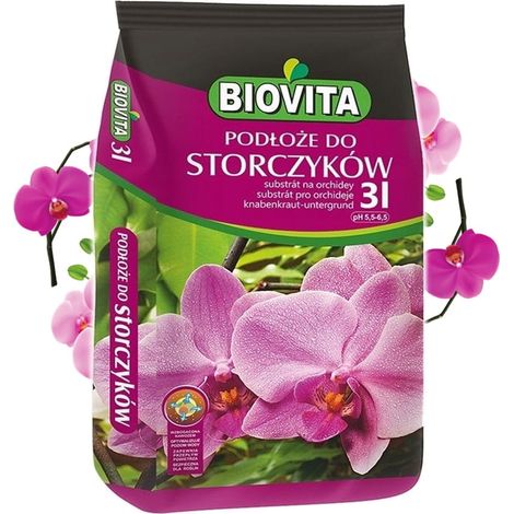 Orchideenerde mit Dünger 3L