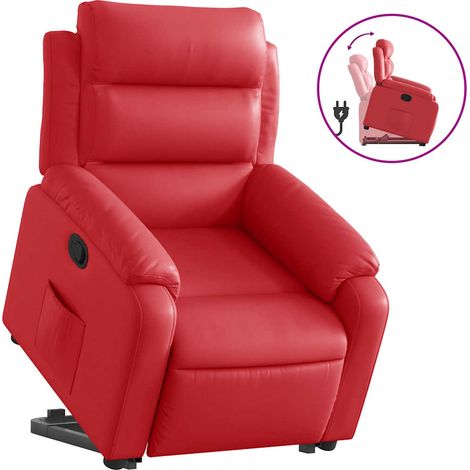 Maison Exclusive - Sillón reclinable elevable cuero artificial ro (1/5)